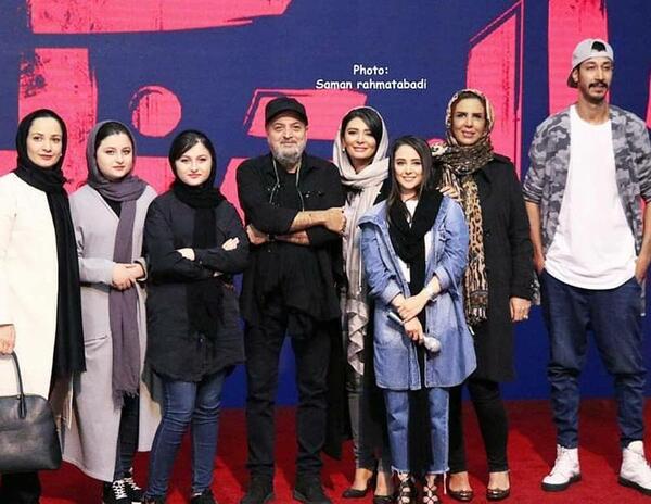 عکس بهرام افشاری با سارا و نیکا