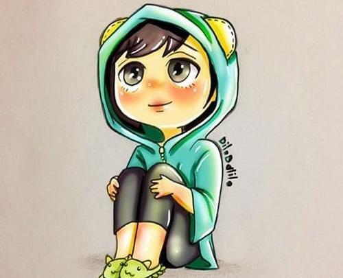 عکس نقاشی دخترونه شاد