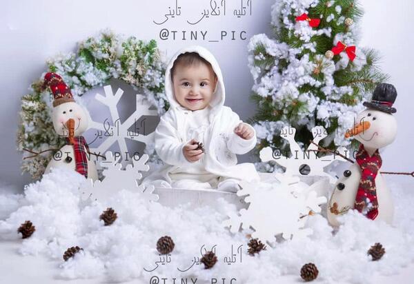 عکس ماهگرد در زمستان