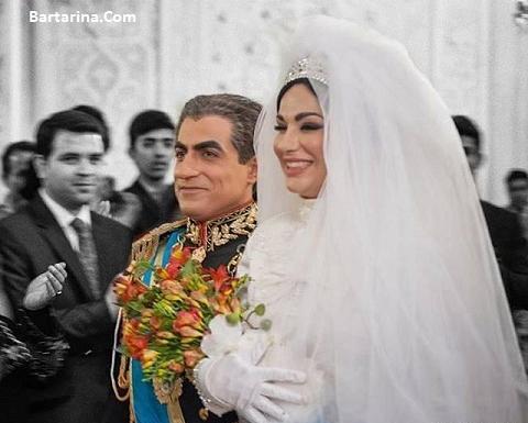 عکس عروسی شاه و فرح