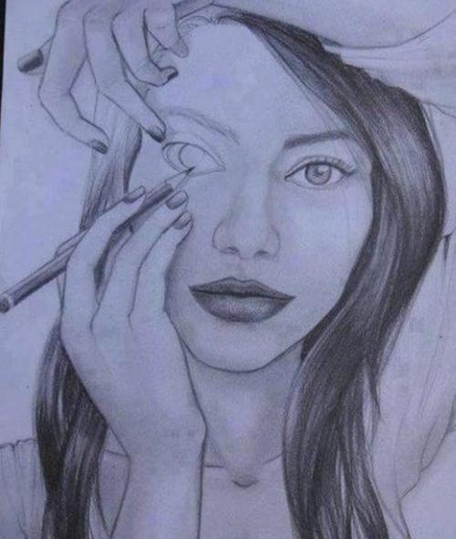 عکس نقاشی دخترونه فیک