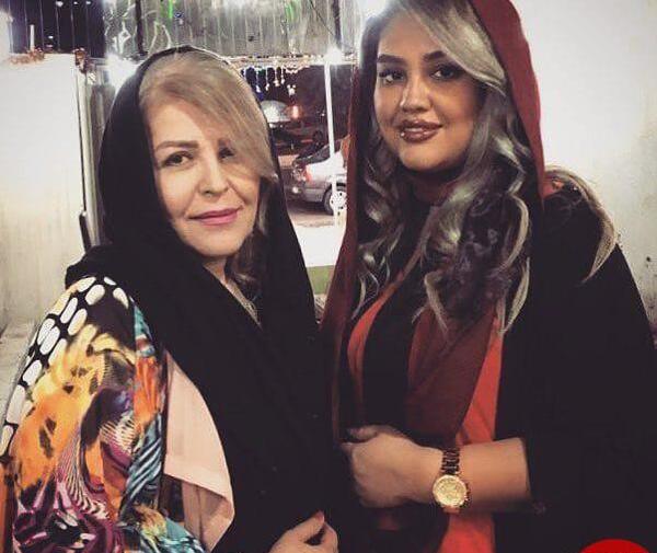 عکس دختر اکرم محمدی و دخترش