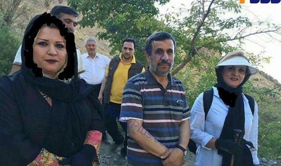 عکس زن احمدی نژاد