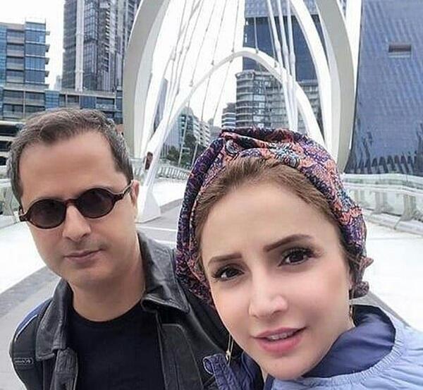 عکس شبنم قلی خانی و همسرش