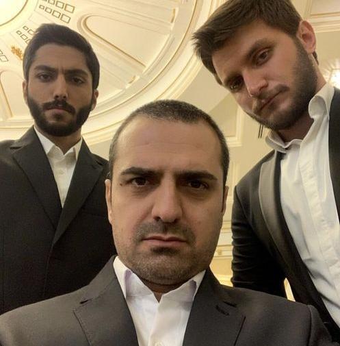 عکسهای امین حیایی پسرش