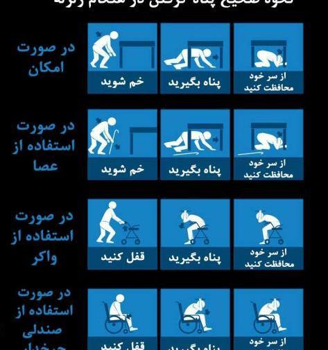 عکس جاهای امن برای زلزله