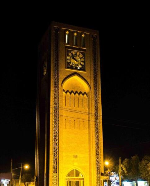 عکس ساعت یزد