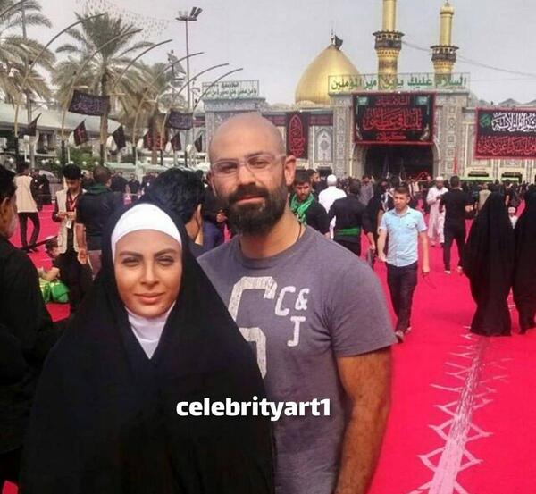 عکس حدیثه تهرانی وشوهرش