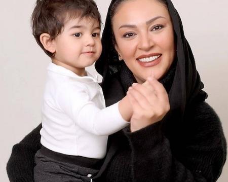 جدیدترین عکس زیبا بروفه و پسرش