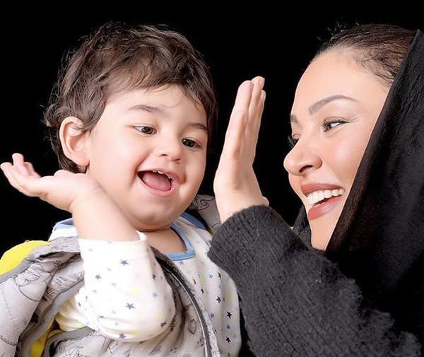 جدیدترین عکس زیبا بروفه و پسرش