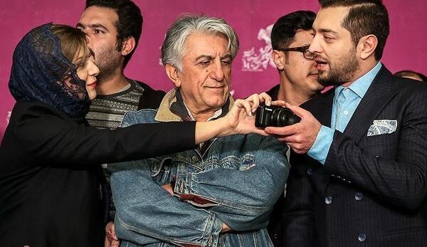 عکس بهرام رادان با سحر دولتشاهی