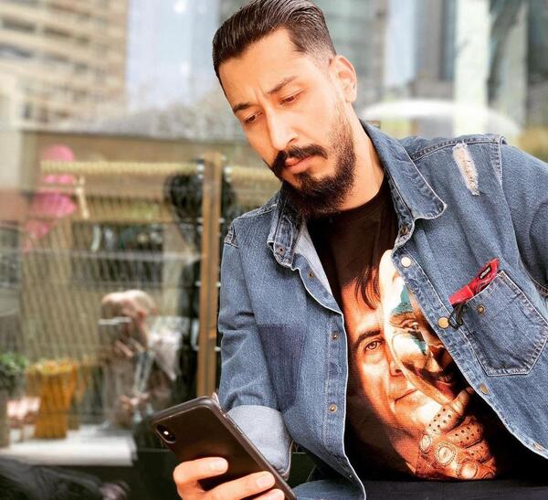 عکس جدید از بهرام افشاری