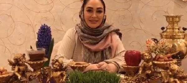 عکس بهاره رهنما سر سفره هفت سین