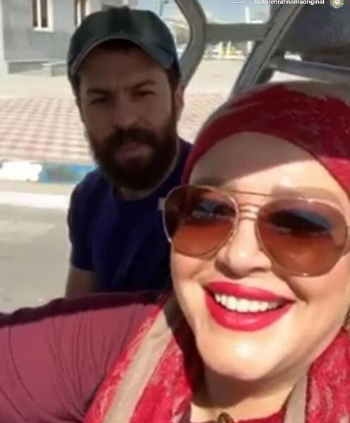 عکس بهاره رهنما کنار دریا
