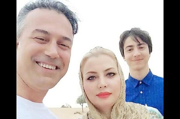 عکس از دانیال حکیمی وهمسرش