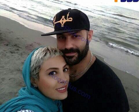 عکس پژمان بازغی کنار دریا