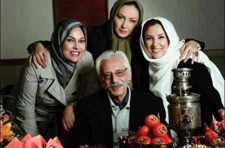 عکس جمشید مشایخی با خانواده اش