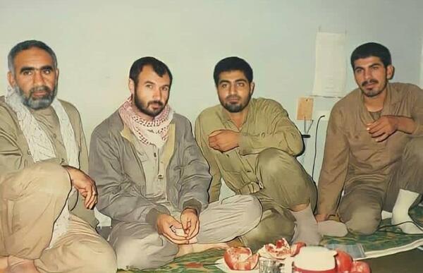 عکس سردار سلیمانی با لباس بختیاری