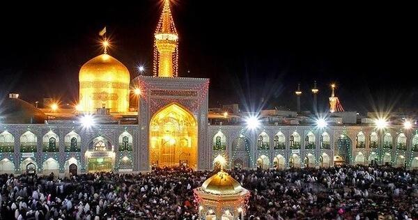 عکس حرم امام رضا شلوغ