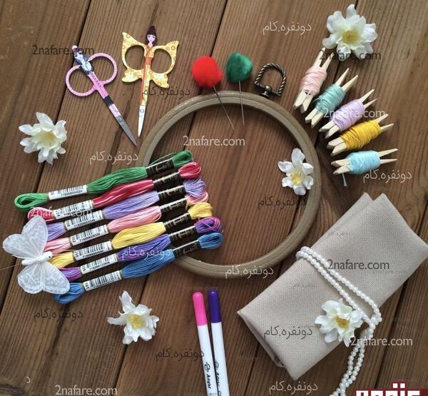 عکس وسایل گلدوزی