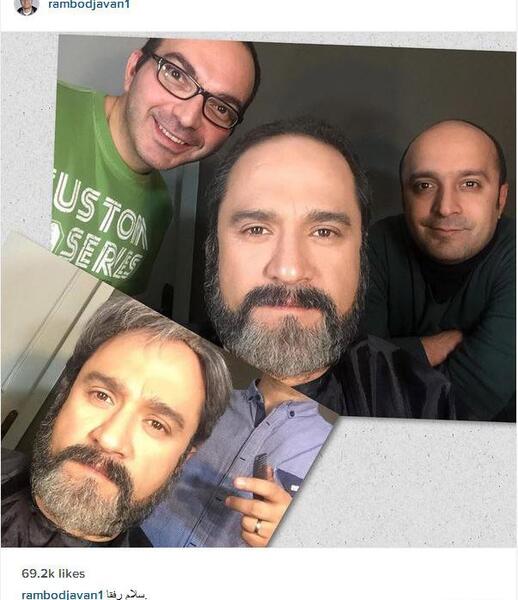 عکس جوانی بیژن بنفشه خواه