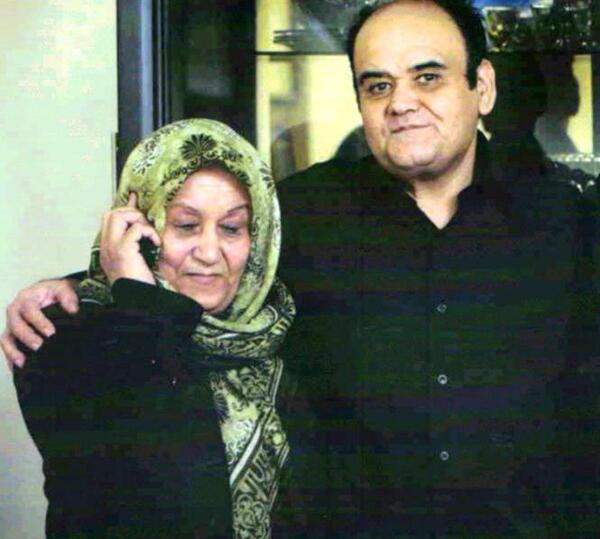 عکس مادر اکبر عبدی