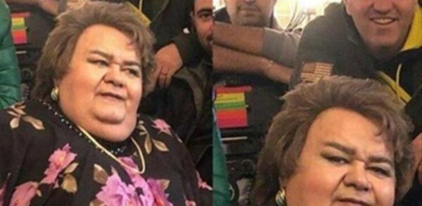 عکس مادر اکبر عبدی