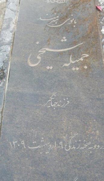 عکس بازیگر زن جمیله شیخی