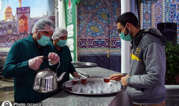 عکس چایخانه حرم امام رضا