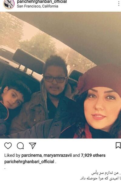عکس شهاب حسینی در آمریکا