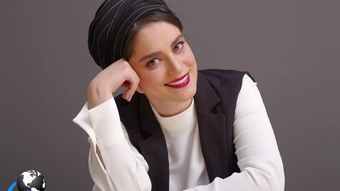 عکس غزل شاکری و پدرش