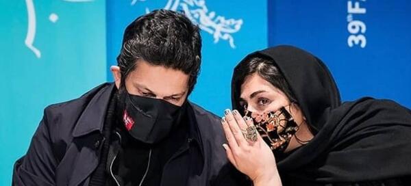 عکس حامد بهداد با باران کوثری