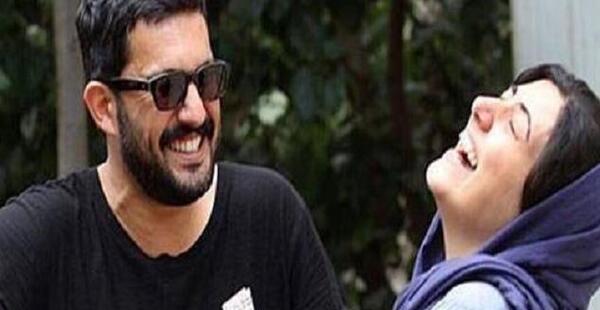 عکس حامد بهداد با باران کوثری