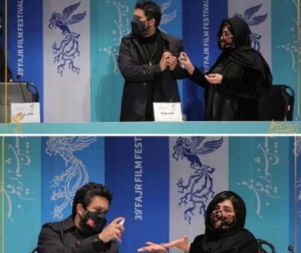 عکس حامد بهداد با باران کوثری