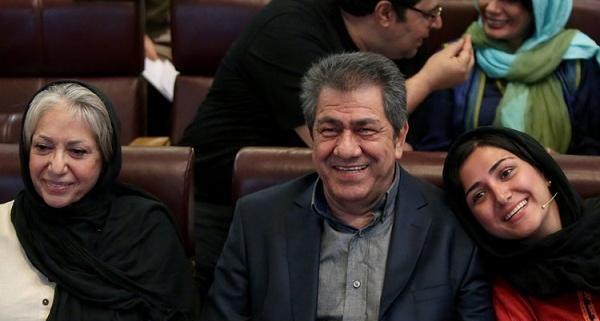 عکس باران کوثری با پدرش