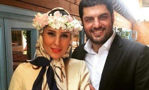 عکس سام درخشانی و خانمش