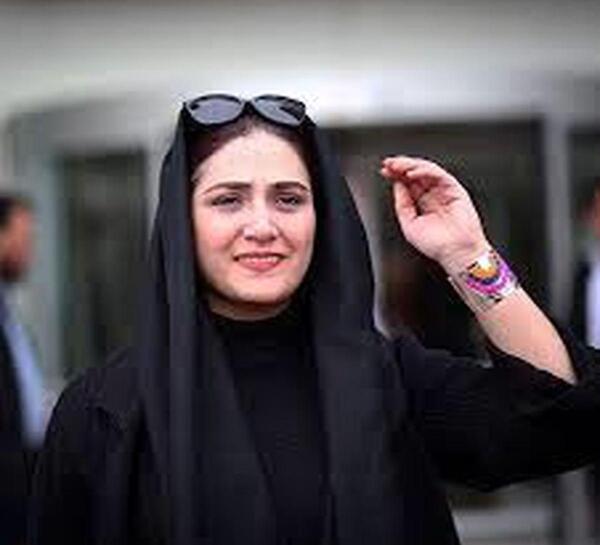 عکس باران کوثری با ارایش