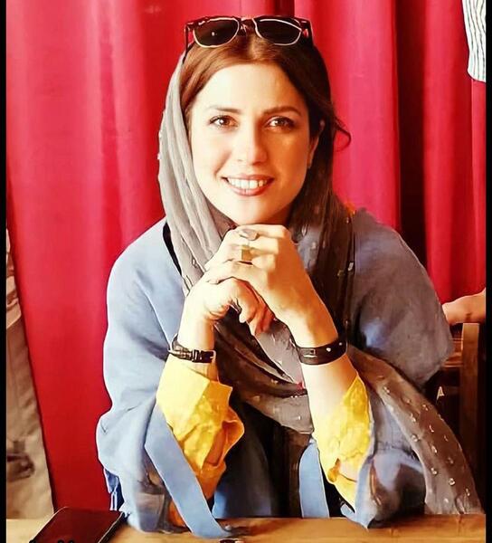عکس سارا بهرامی در جشن حافظ
