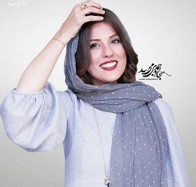 عکس سارا بهرامی در جشن حافظ