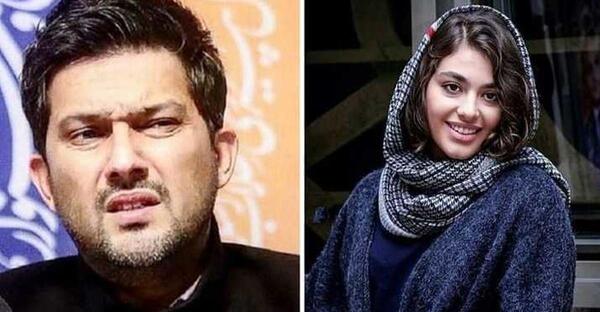 عکس حامد بهداد با همسر