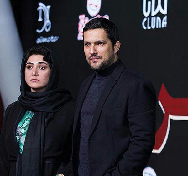 عکس حامد بهداد با همسر