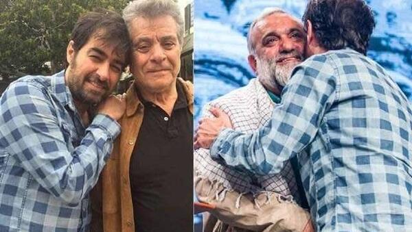 عکس شهاب حسینی با بهروز وثوقی