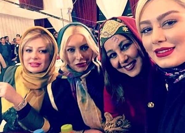 عکس بهنوش بختیاری و سحر قریشی