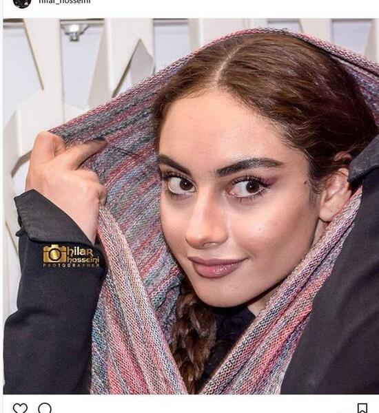 عکس ترلان پروانه با حجاب