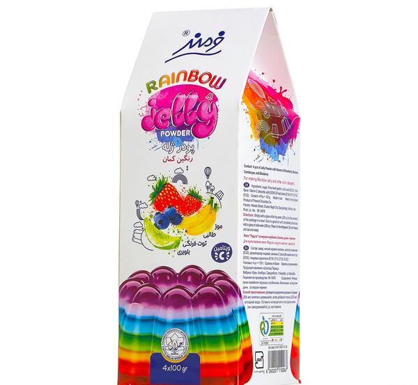 عکس انواع ژله رنگین کمان