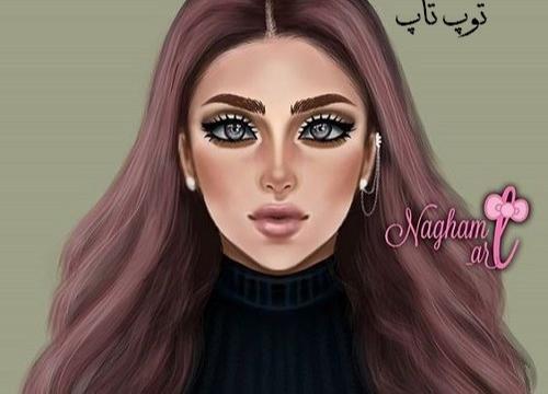 عکس نقاشی دخترونه توپ تاپ