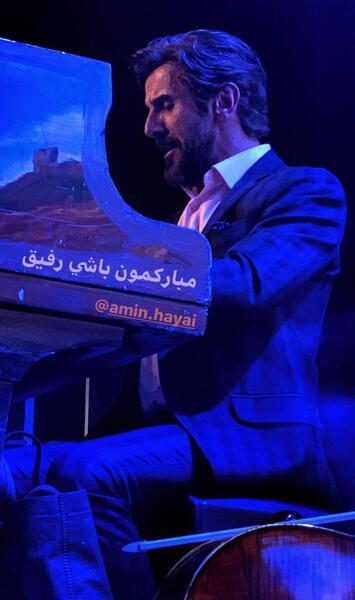 عکس تولد امیر اقایی