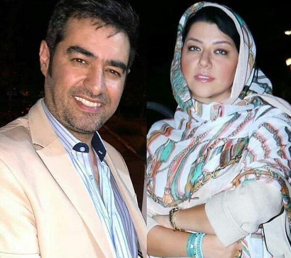 عکس شهاب حسینی با خانم