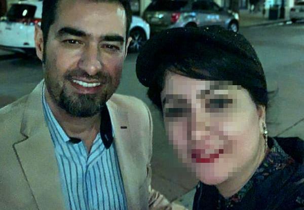 عکس شهاب حسینی با خانم