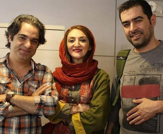 عکس شهاب حسینی با خانم
